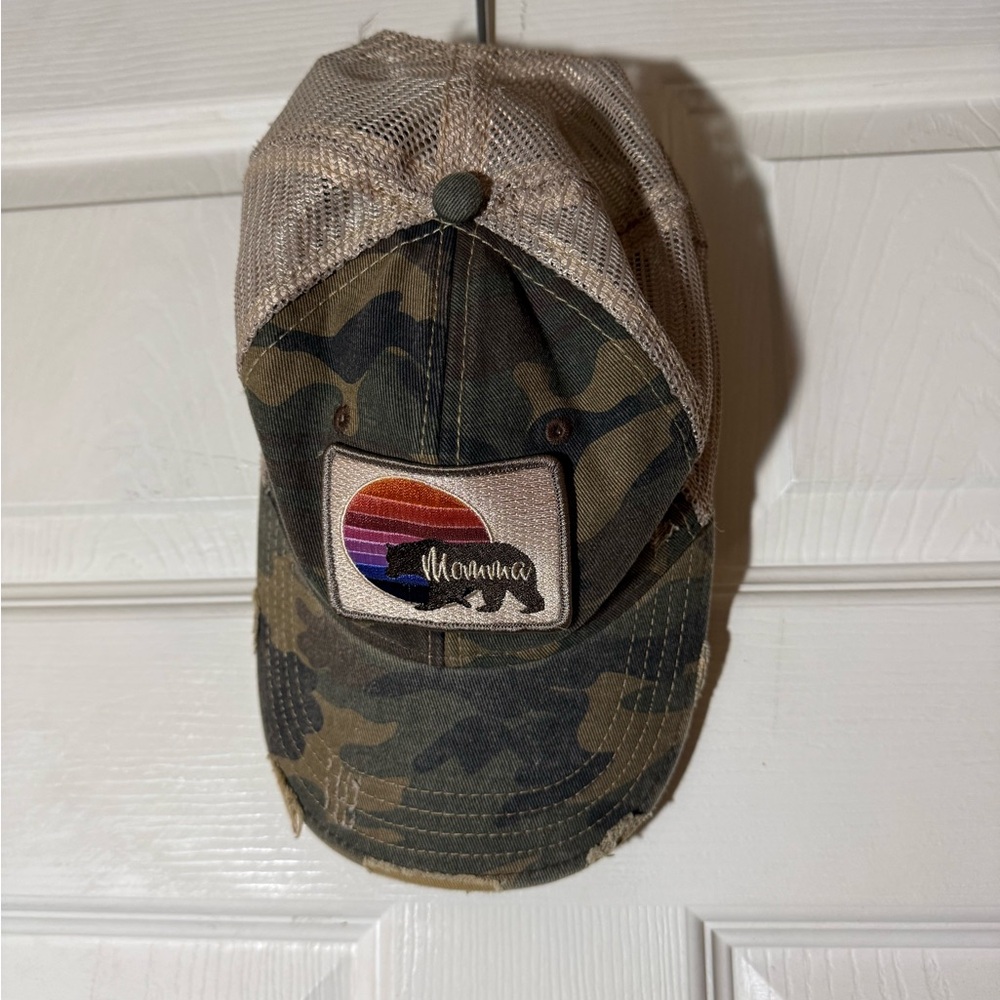 Judith March Mama Bear Camo Trucker Hat